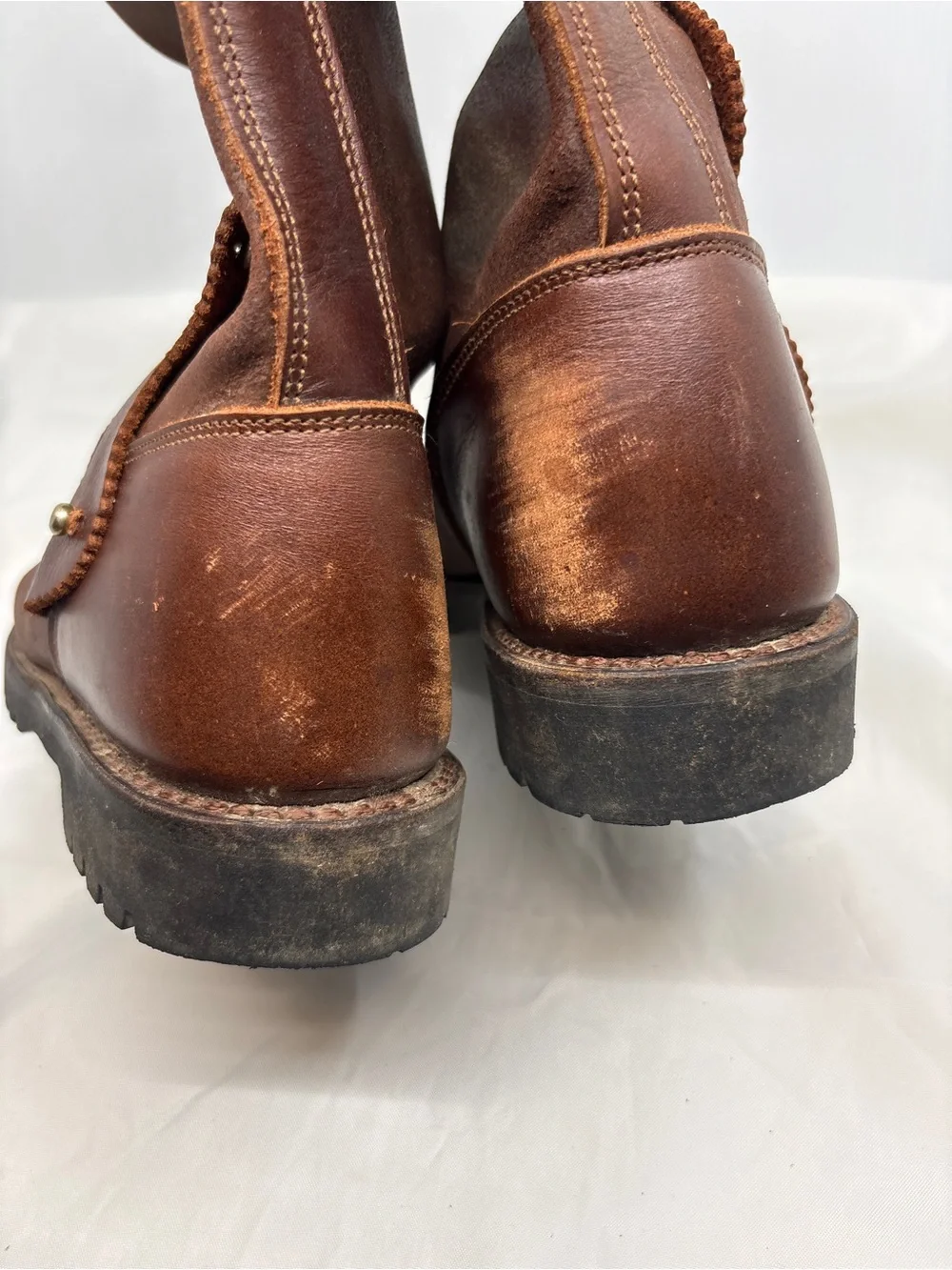 El Estribo Boots Womens Size 36 Brown Tall Leather Zip Tassel Spain Riding